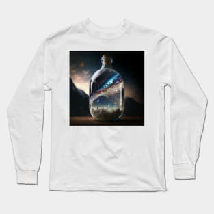 Universe in a glass bottle 2 Long Sleeve T-Shirt